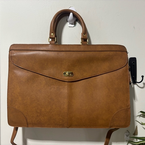 Vintage 80’s❤️NWT Empire Orr Pecan Briefcase/Messenger Bag - Picture 7 of 10